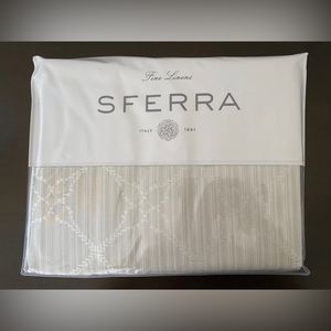 NEW SFERRA Valenta Duvet Cover Beige SFERRA Duvet Original Price $695